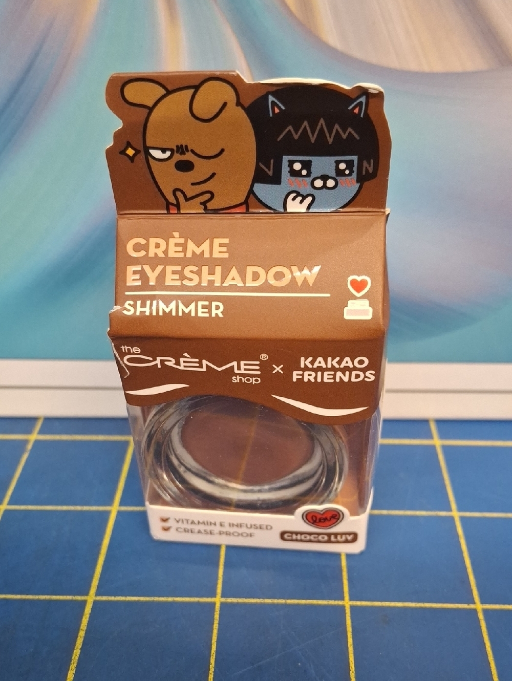 CRÈME Eyeshadow Shimmer - Choco Luv (Kakao Friends) 3.2g New Sealed Box
